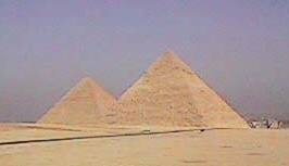 The pyramids of Khaffre and Khufu