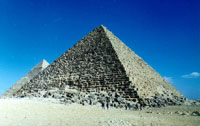 Pyramid of king Menkaure (Mycerinus)