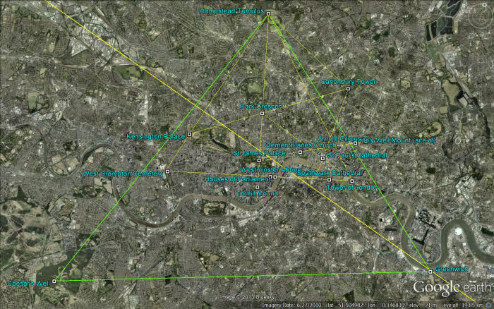 Google Earth Map of London